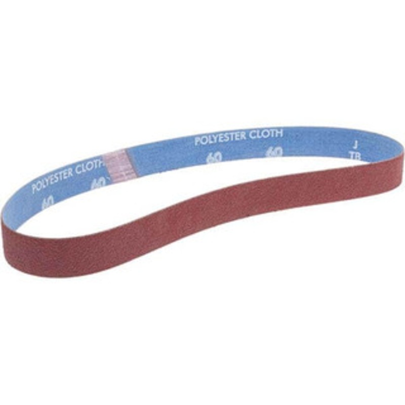 Norton 1 Wide x 30 OAL, 60 Grit, Ceramic Abrasive Belt Ceramic, Medium, Coated, X Weighted Cloth Backing, Series R981 78072718723 – 06398796