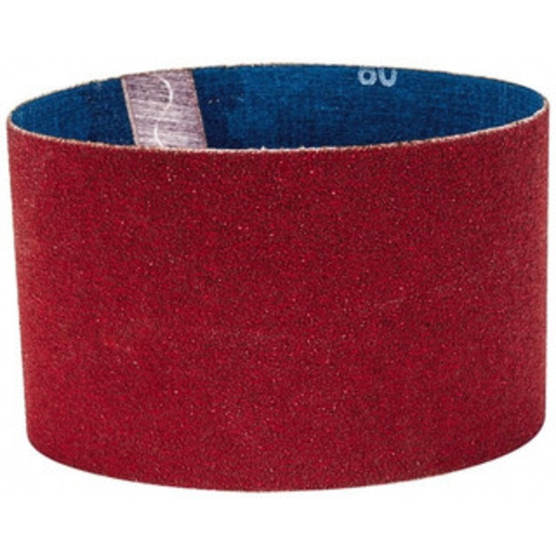 Norton 3-1/2 Wide x 15-1/2 OAL, 80 Grit, Ceramic Abrasive Belt Ceramic, Medium, Coated, Y Weighted Cloth Backing, Series R981 78072718751 – 93314268