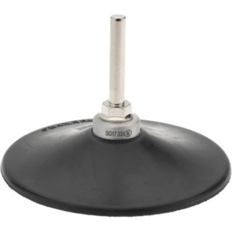 Norton 4 Diam Quick-Change Type R Disc Backing Pad 1/4 Shank Diam, Medium Density, 12,000 RPM, Speed-Lok TR Compatible 66261047581 – 05010111