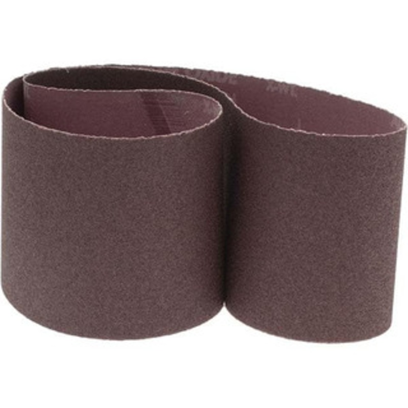 Norton 4 Wide x 36 OAL, 80 Grit, Aluminum Oxide Abrasive Belt Aluminum Oxide, Medium, Coated, X Weighted Cloth Backing, Series R228 78072727959 – 05974084