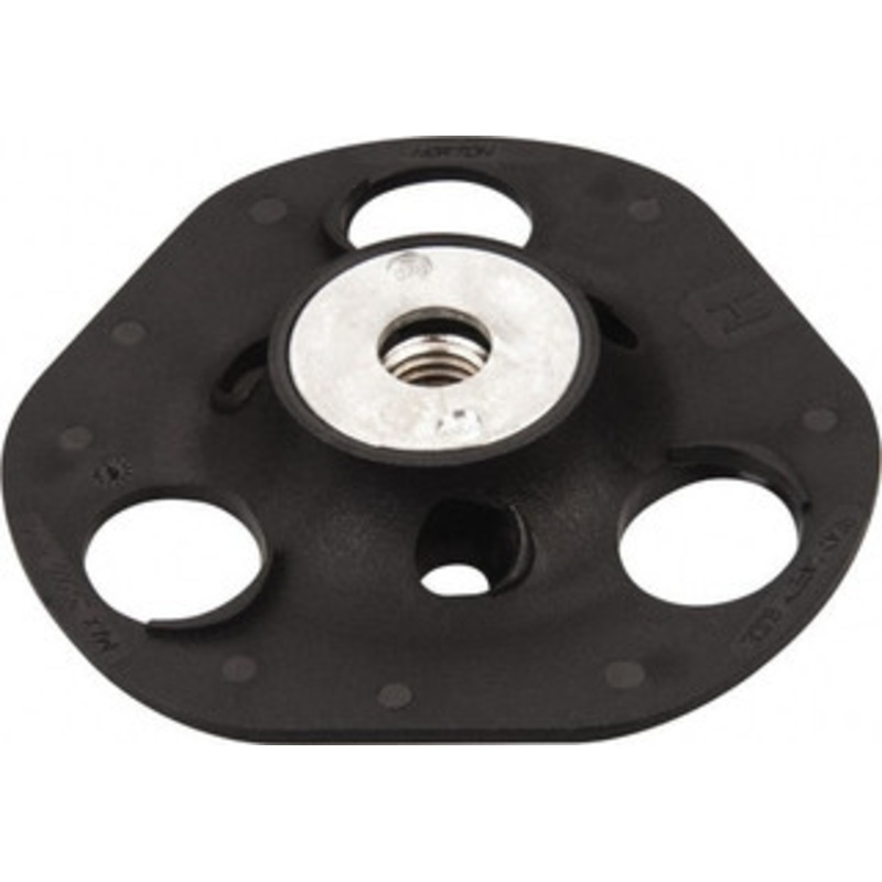 Norton 5 Diam Locking Nut Disc Backing Pad Medium Density, 13,000 RPM, Speed-Lok Compatible 63642503663 – 06360481