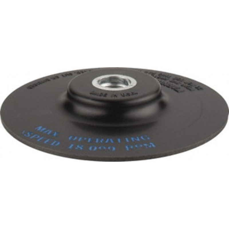 Standard Abrasives 4-1/2 Diam Quick-Change Disc Backing Pad 5/8 Shank Diam, Medium Density, 18,000 RPM 7000121639 – 32974941