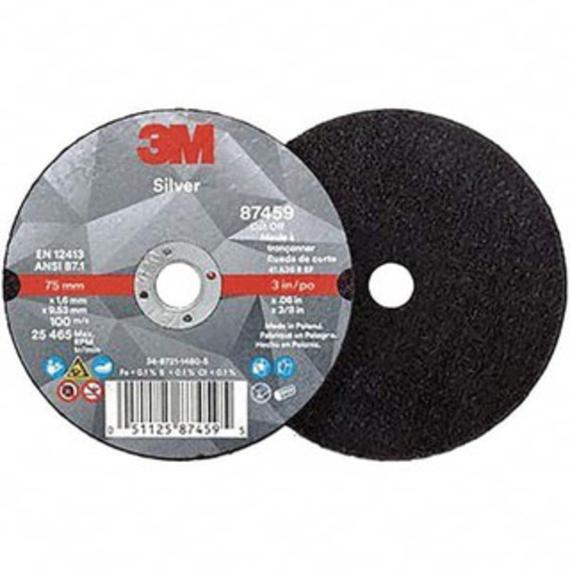 3M 3 x 0.06, 3/8 Hole Ceramic Cutoff Wheel Use with Angle Grinders 7100139210 – 46518890