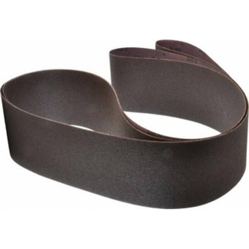 3M 4 Wide x 132 OAL, 80 Grit, Aluminum Oxide Abrasive Belt Aluminum Oxide, Medium, Coated, X Weighted Cloth Backing, Series 240D 00051144324743 – 00377309
