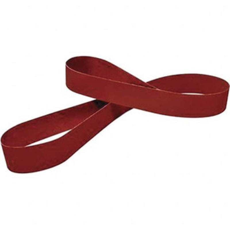 3M 4 Wide x 91 OAL, 80 Grit, Aluminum Oxide Abrasive Belt Aluminum Oxide, Medium, Coated, Y Weighted Cloth Backing, Series 270D 00051144115082 – 81990780
