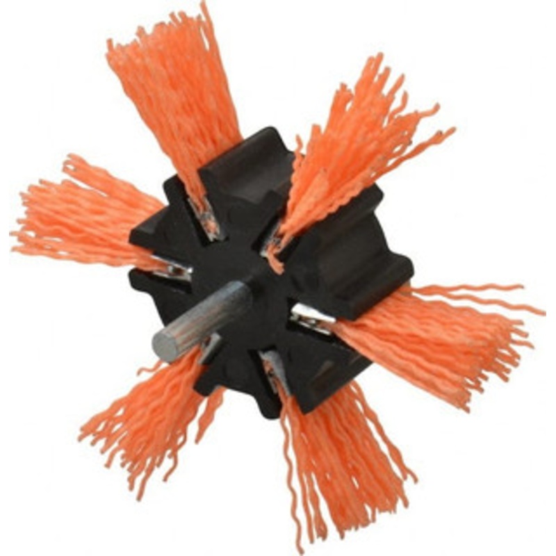 Dico 4 OD, 1/4 Shank Diam, Nylon Wheel Brush 1/4 Shank, 120 Grit 4410006590J – 00549303