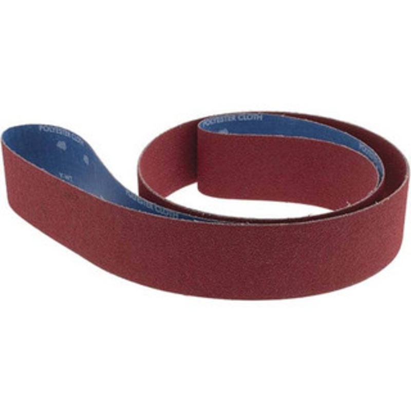 Norton 3 Wide x 132 OAL, 40 Grit, Ceramic Abrasive Belt Ceramic, Coarse, Coated, Y Weighted Cloth Backing, Series R981 78072701614 – 67311787