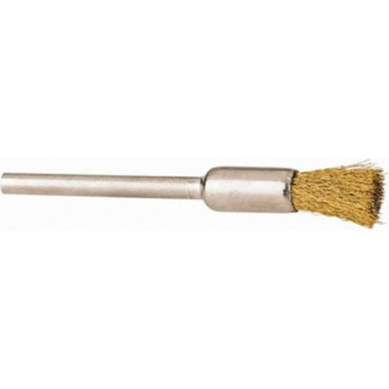 Osborn 1/4 Diam Brass End Brush 1/8 Shank Diam, 25,000 Max RPM 0007567700 – 00079863