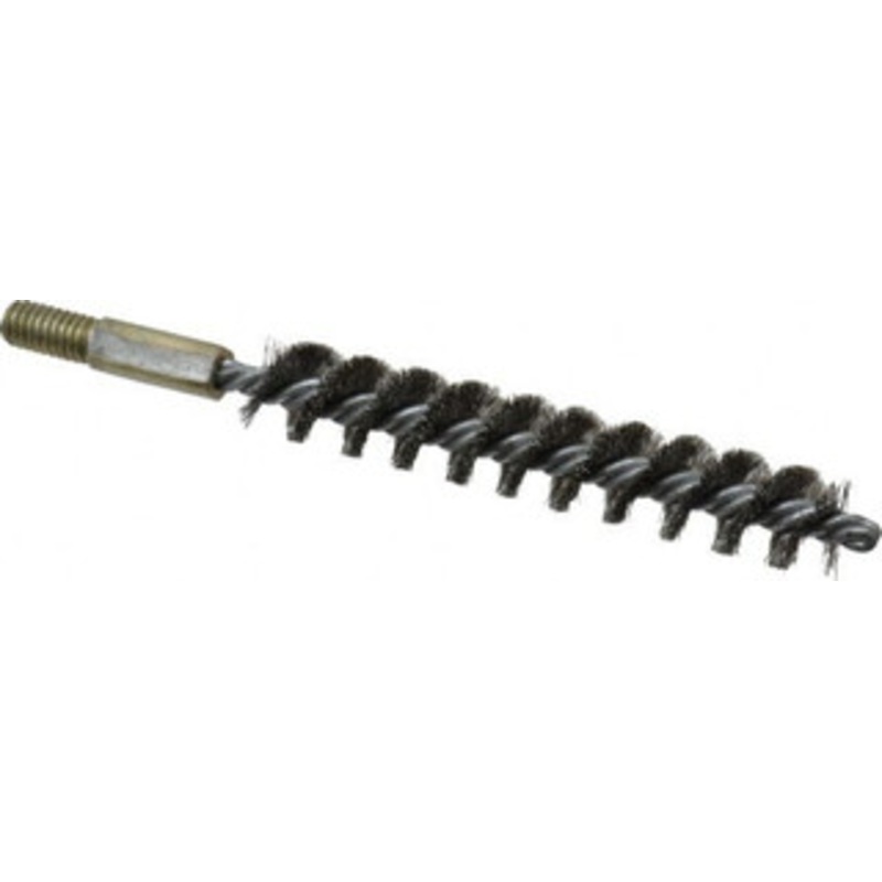 Value Collection 5/8 Diam Helical Stainless Steel Tube Brush 0.012 Filament Diam, 3-1/2 Brush Length, 5-1/2 OAL, 5/16-18 Male Shank 83100010 – 04662342