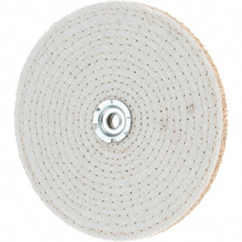 Value Collection 8 Diam x 3/8 Thick Unmounted Buffing Wheel 40 Ply, Polishing, 1 Arbor Hole, Hard Density 595341552 – 66999053
