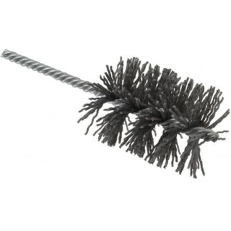 Weiler Abrasives 2 Diam Helical Nylon Tube Brush Single Spiral, 0.04 Filament Diam, 2-1/2 Brush Length, 5-1/2 OAL, 1/4 Diam Shank 98408 – 75851691