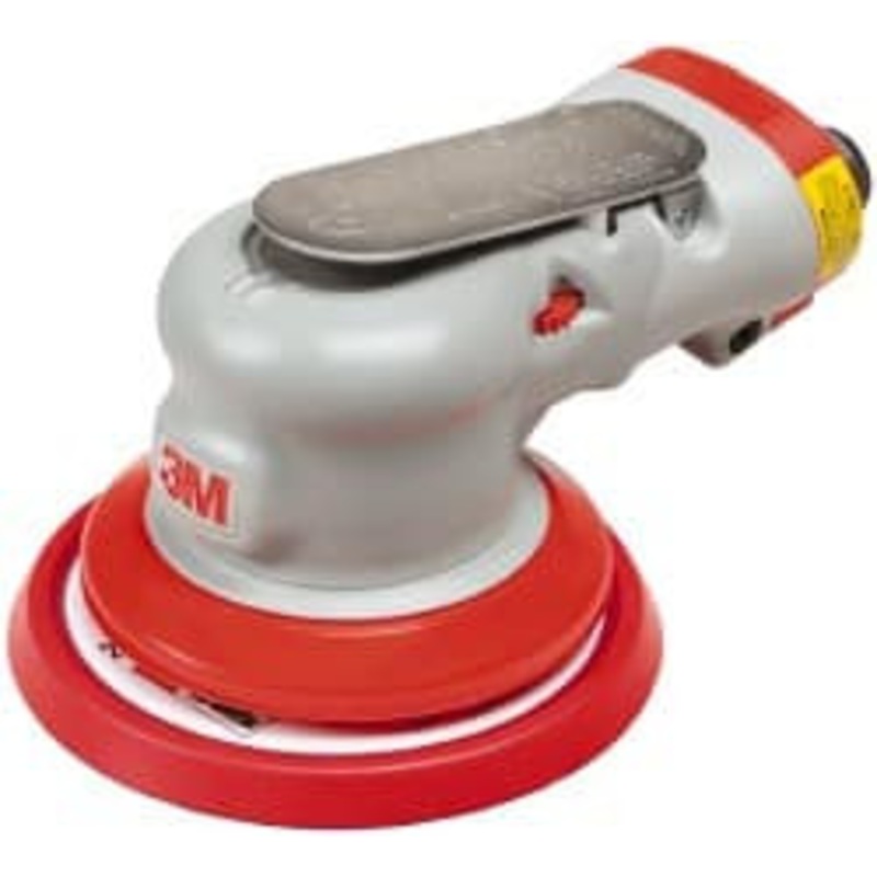 3M 12,000 OPM, 17 CFM Air Consumption, 90 psi Air Pressure, Palm Air Orbital Sander Round Pad, 7000045292 – 65796245