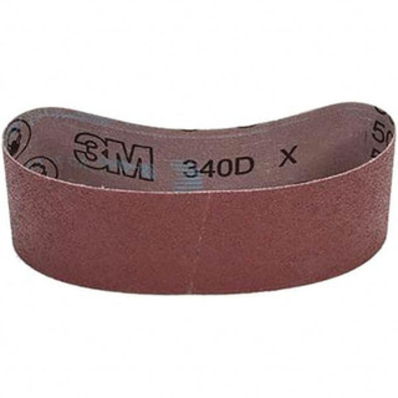 3M 3 Wide x 21 OAL, 50 Grit, Aluminum Oxide Abrasive Belt Aluminum Oxide, Coarse, Coated, X Weighted Cloth Backing, Series 240D 7010326278 – 73219503
