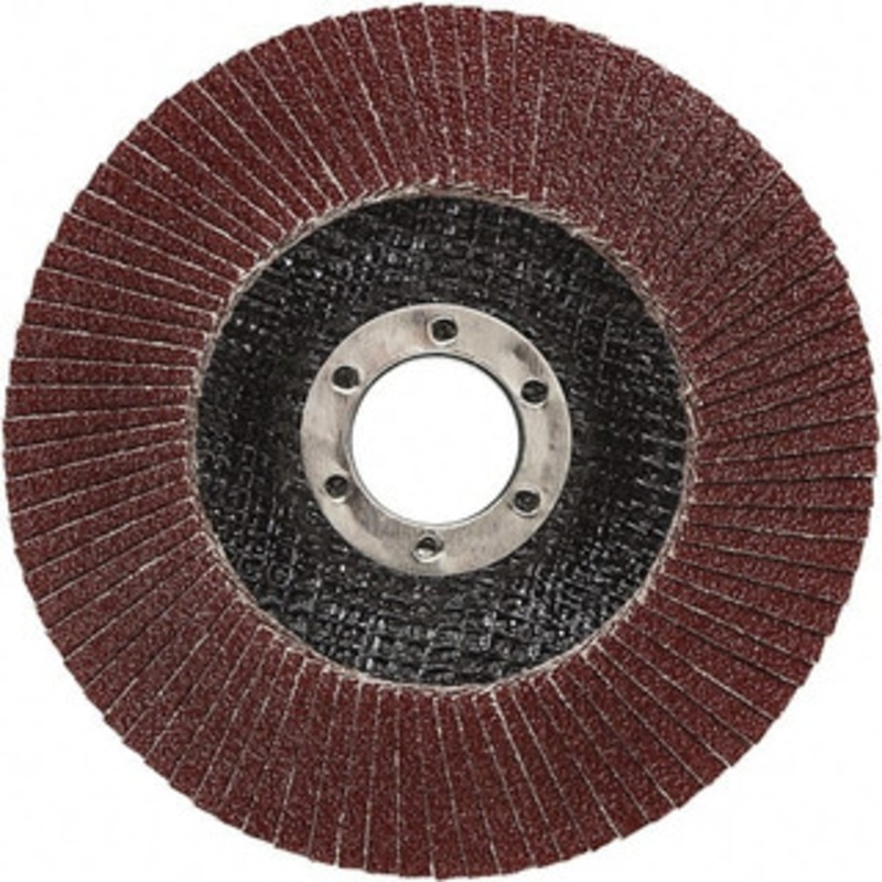 3M 5 40 Grit 5/8-11 Center Hole Type 27 Ceramic Flap Disc Coarse Grade, Coated, Arbor Attachment, Polyester Backing, 12,100 RPM 7100104978 – 32324923