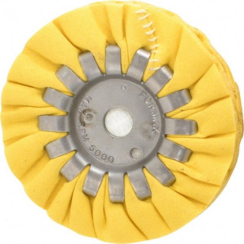 Made in USA 4 Diam x 1/2 Thick Unmounted Buffing Wheel 14 Ply, Bias Cut, 1/2 Arbor Hole 515-7210 – 77750388