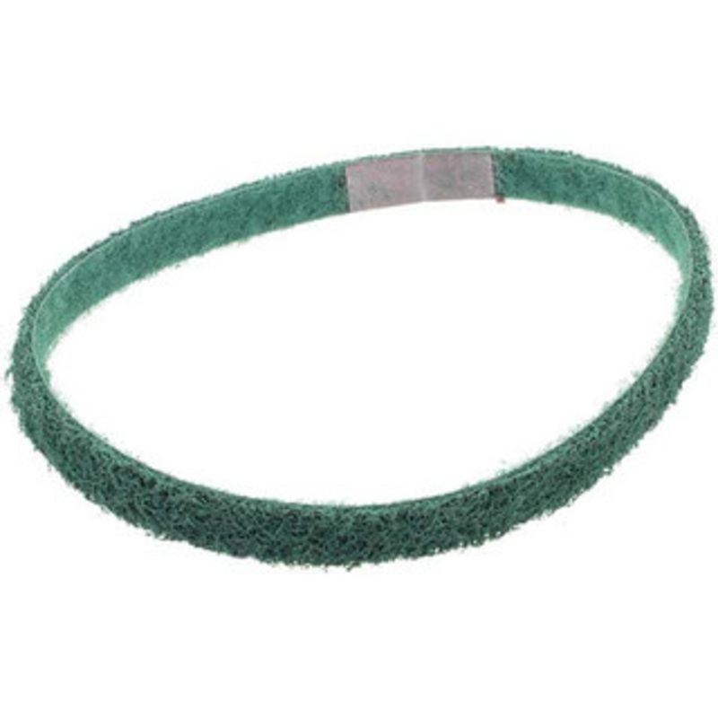Norton 1/2 Wide x 18 OAL, Aluminum Oxide Abrasive Belt Aluminum Oxide, Fine, Nonwoven, Cloth Backing 66623333426 – 56082456