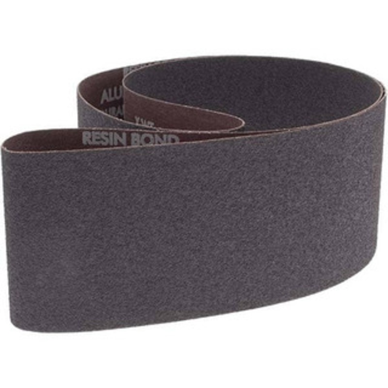 Norton 4 Wide x 54 OAL, 50 Grit, Aluminum Oxide Abrasive Belt Aluminum Oxide, Coarse, Coated, X Weighted Cloth Backing, Series R228 78072722175 – 05818059