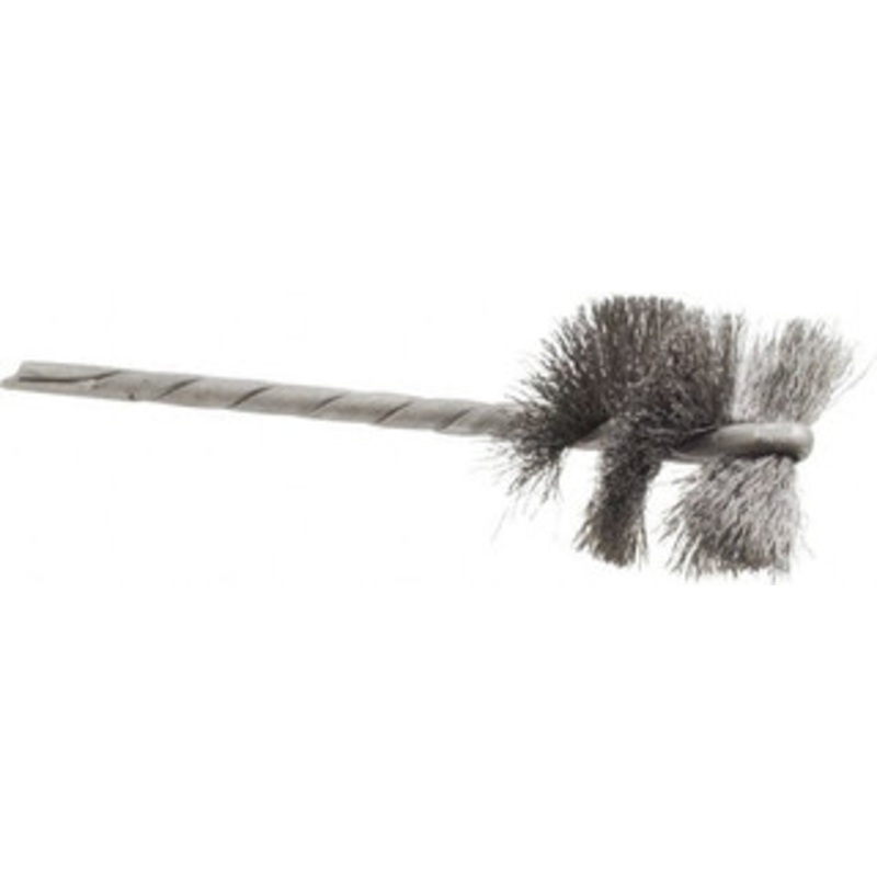 Osborn 1 Diam Helical Steel Tube Brush 0.005 Filament Diam, 1 Brush Length, 3-1/2 OAL, 1/8 Diam Shank 0003607200 – 03262284