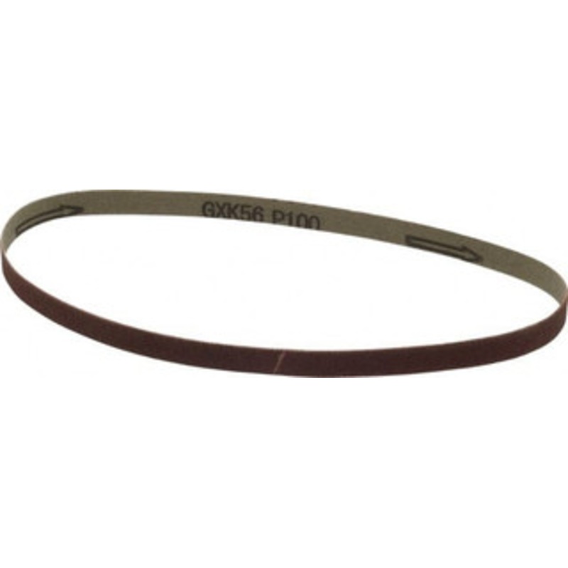Tru-Maxx 1/2 Wide x 24 OAL, 100 Grit, Aluminum Oxide Abrasive Belt Aluminum Oxide, Fine, Coated 7066 – 85574119