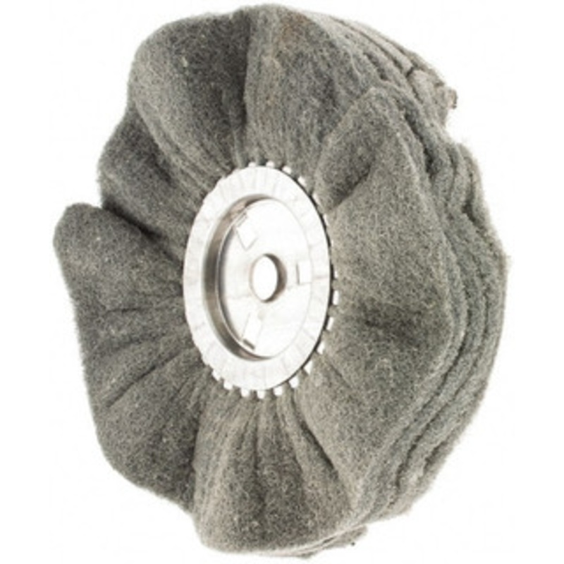 Value Collection 10 Diam x 4 Thick, Soft Mounted Polishing Wheel 2 Ply, Fine Grade, 3/4 Shank Diam 535959575 – 66999921