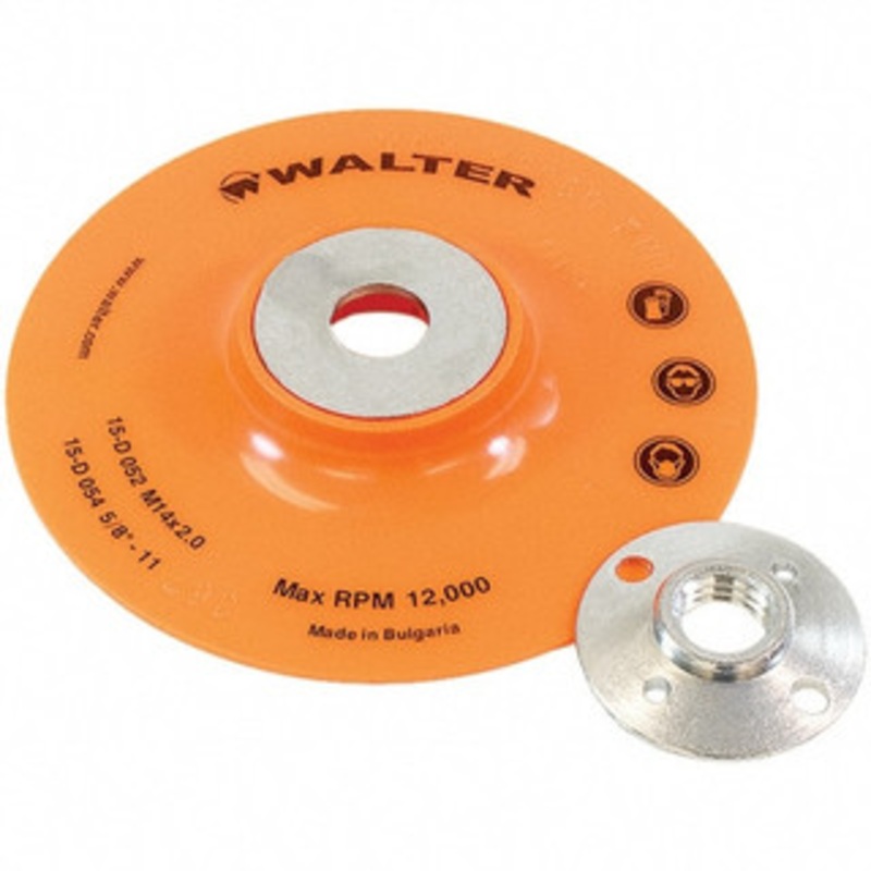 Walter Surface Technologies 5 Diam Disc Backing Pad 12,200 RPM 15D054 – 57815920