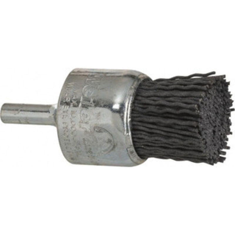 Weiler Abrasives 1 Diam Nylon Crimped End Brush 7/8 Trim Length, 1/4 Shank Diam, 10,000 Max RPM 10156 – 75846618