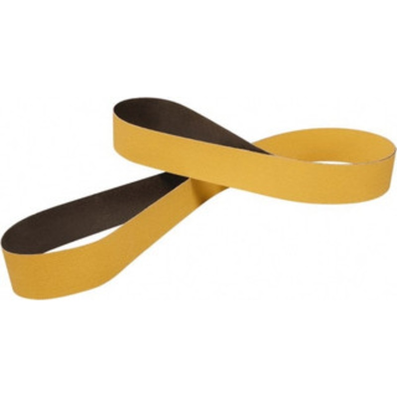 3M 2 Wide x 132 OAL, 50 Grit, Ceramic Abrasive Belt Ceramic, Coated, YF Weighted Cloth Backing, Series 967F 7010362597 – 32323966