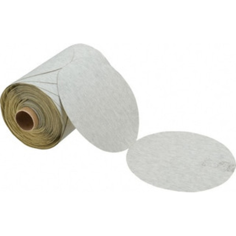 3M 5 Diam, 220 Grit Silicon Carbide Adhesive PSA Disc Very Fine Grade, Gray, A Weighted Backing, Flexible, Use with Random Orbital Sanders 7000119238 – 44157378