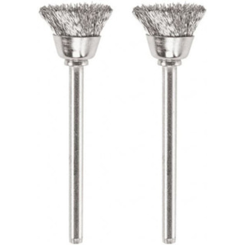 Dremel 1/2 Diam 1/8 Shank Steel Fill Cup Brush Crimped Wire, 15,000 Max RPM 442-02 – 92763283
