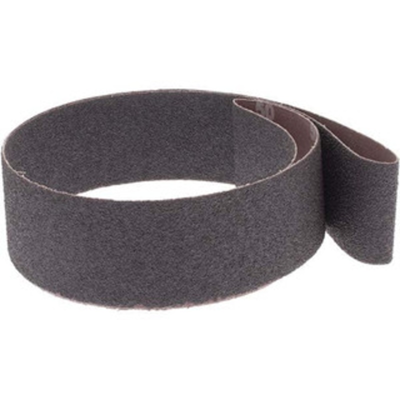 Norton 2 Wide x 48 OAL, 50 Grit, Aluminum Oxide Abrasive Belt Aluminum Oxide, Coarse, Coated, X Weighted Cloth Backing, Series R228 78072721245 – 05954052