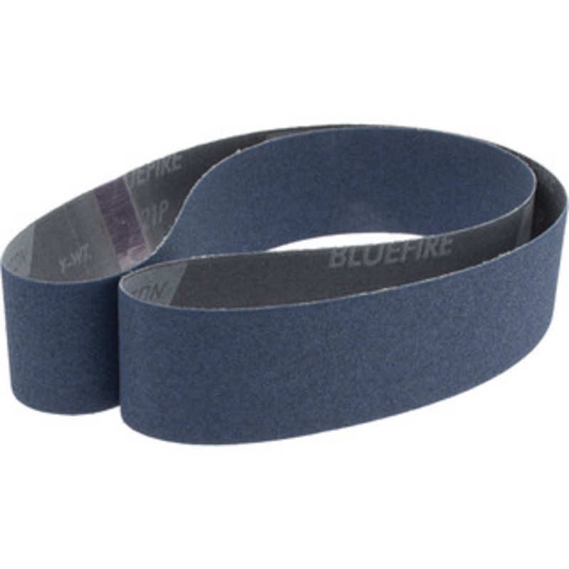 Norton 2 Wide x 48 OAL, 80 Grit, Zirconia Alumina Abrasive Belt Zirconia Alumina, Medium, Coated, Y Weighted Cloth Backing, Dry, Series R821 78072727099 – 85118081