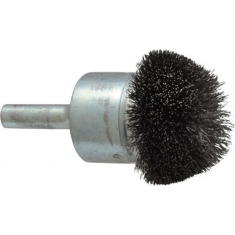Osborn 1-1/4 Diam Steel Crimped End Brush 1/4 Shank Diam, 15,000 Max RPM 0003072300 – 00126425