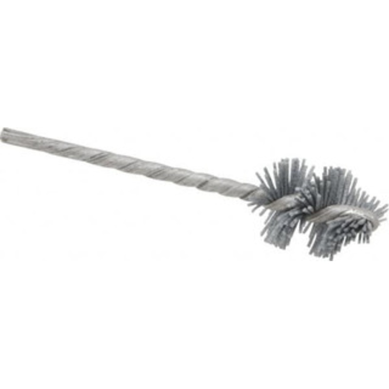 Osborn 3/4 Diam Helical Nylon Tube Brush 0.028 Filament Diam, 1 Brush Length, 3-1/2 OAL, 1/8 Diam Shank 0003625300 – 03262524