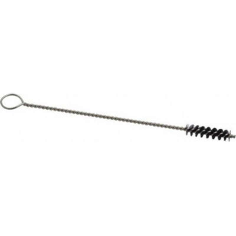 PRO-SOURCE 1 Long x 3/16 Diam Nylon Bristle Brush Single Spiral, 4 OAL, 0.003 Filament Diam, 0.062 Shank Diam 05190 – 03716925