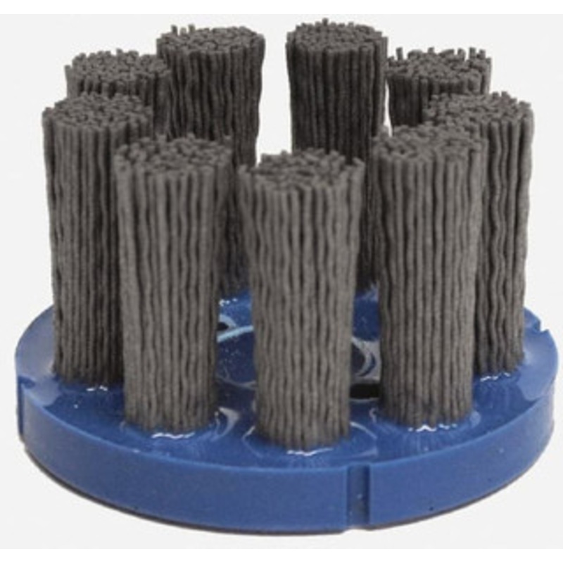 Weiler Abrasives 6 80 Grit Silicon Carbide Crimped Disc Brush Medium Grade, Plain Hole Connector, 1-1/2 Trim Length, 7/8 Arbor Hole 85854 – 82074022