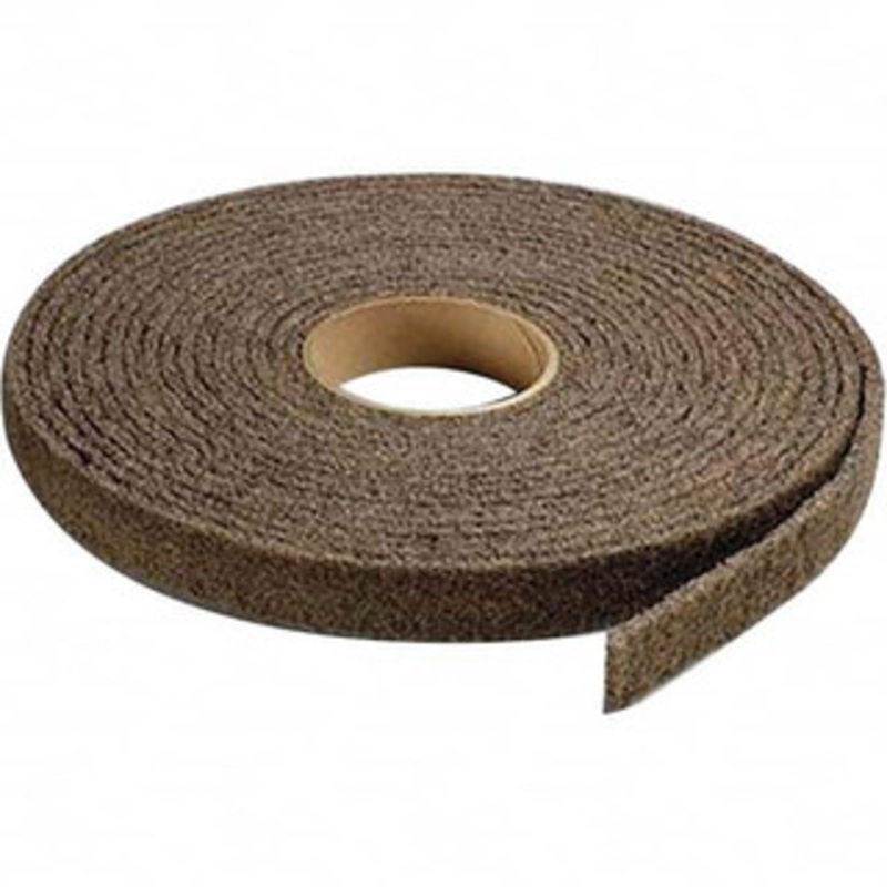 3M 30 ft. Long x 1 Wide Nonwoven Roll Medium Grade, Tan, Aluminum Oxide 7100062986 – 01258847