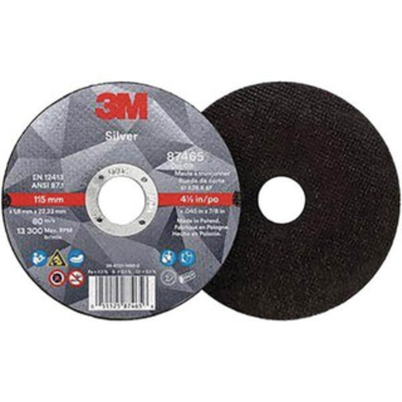 3M 4-1/2 x 0.045, 7/8 Hole Ceramic Cutoff Wheel Use with Angle Grinders 7100139228 – 46518841