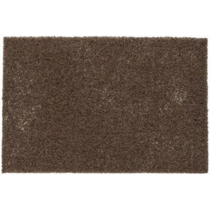 3M Coarse Grade, Aluminum Oxide Hand Pad Tan, 6 Wide x 9 Long, Nonwoven 7100080459 – 03356508