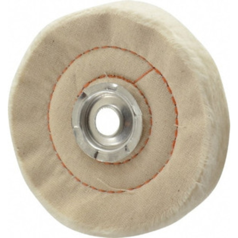 Dico 4 Diam x 3/4 Thick Unmounted Buffing Wheel Cushion Sewn, 1/2 Arbor Hole, Medium Density 52641-4 – 00533265