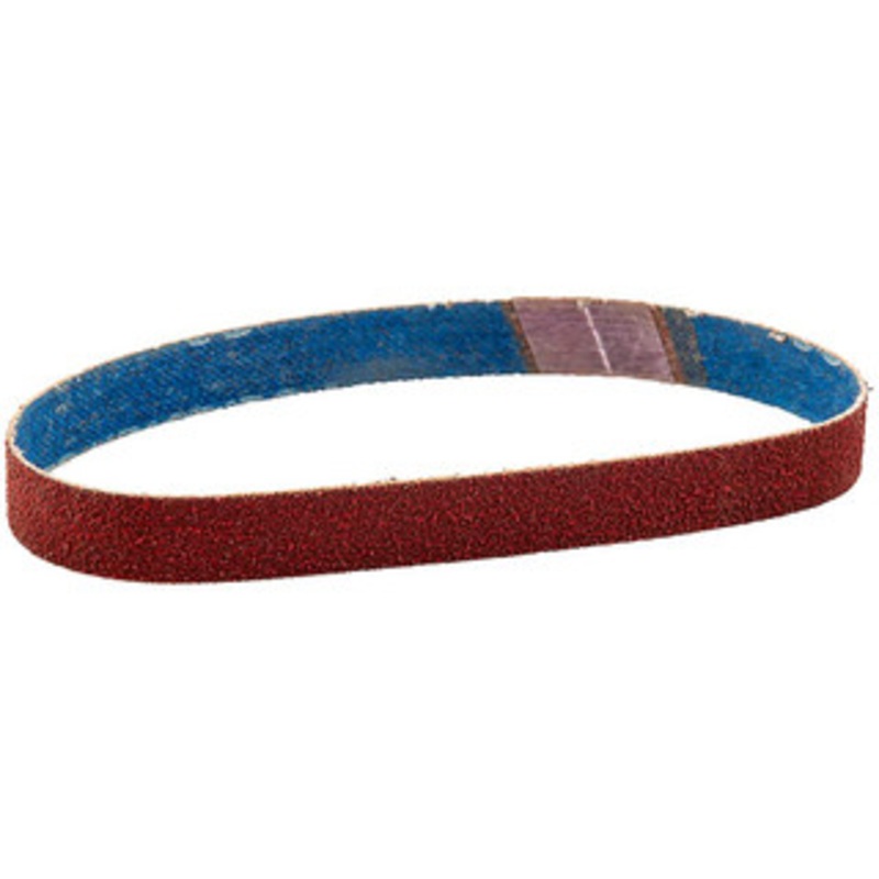Norton 1/2 Wide x 12 OAL, 60 Grit, Ceramic Abrasive Belt Ceramic, Medium, Coated, Y Weighted Cloth Backing, Series R981 78072718701 – 05219068