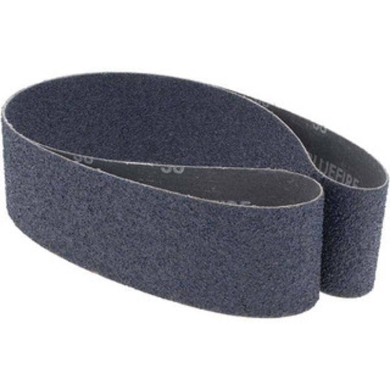 Norton 2-1/2 Wide x 48 OAL, 36 Grit, Zirconia Alumina Abrasive Belt Zirconia Alumina, Very Coarse, Coated, Y Weighted Cloth Backing, Series R821 78072735731 – 82108127