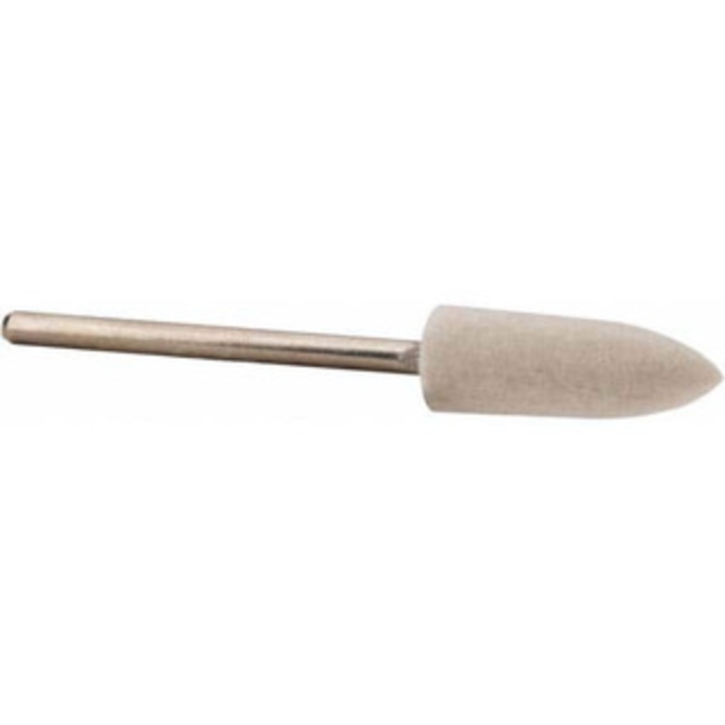 Value Collection 1/4 Diam 3/32 Shank Diam Hard Density Cone Shaped Mounted Bob 3/4 Head Length, 2 Shank Length, Wool Felt 516099 – 91067751