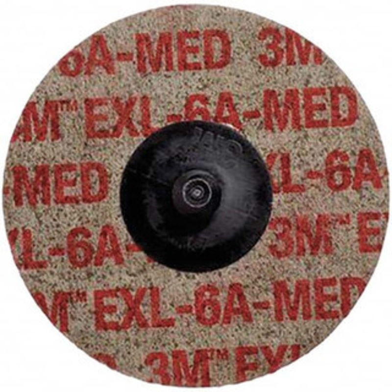 3M 3 Aluminum Oxide Quick Change Disc Type R Attachment, Medium Grade, Tan, Non-Woven, 15,100 RPM, Roloc TR Compatible 7000028469 – 74667411