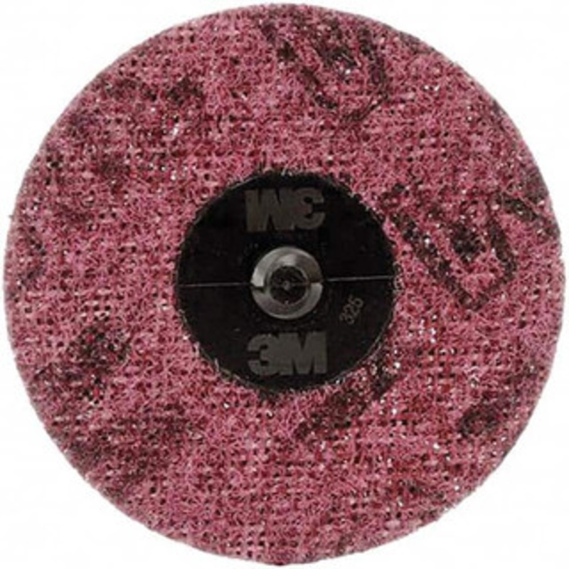 3M 4 Aluminum Oxide Quick Change Disc Type R Attachment, Medium Grade, Maroon, Non-Woven, 12,000 RPM, Roloc TR Compatible 7100007035 – 00222869