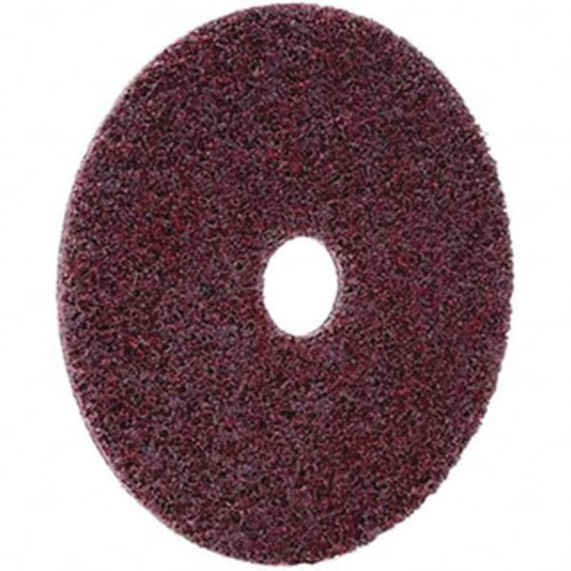 3M 5 Coarse Grade Aluminum Oxide Deburring Disc 7/8 Center Hole, Arbor Connection, Maroon, 10,000 Max RPM 7000046245 – 43349919
