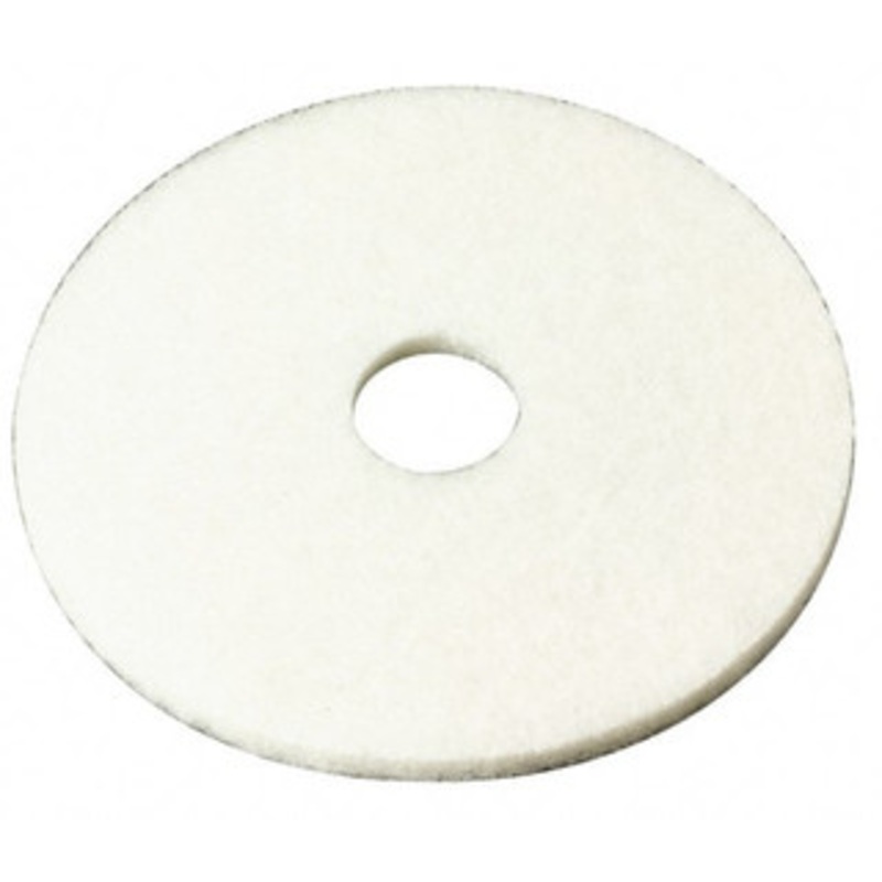 3M 5 Qty 1 Pack Spray Buffing Pad 18 Machine, White Pad, Polyester 7000042732 – 88408844