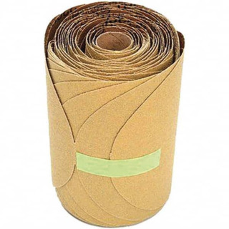 3M 6 Diam, 80 Grit Aluminum Oxide Adhesive PSA Disc Medium Grade, Yellow, C Weighted Backing, Flexible, Use with Random Orbital Sanders 7000119551 – 85267953