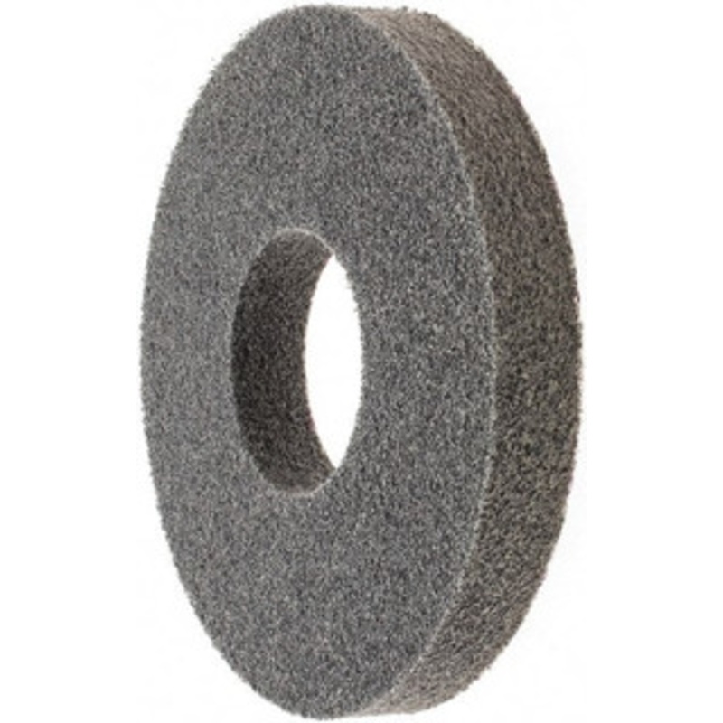 3M 8 Diam, 1 Face Width, 3 Center Hole, Fine Grade, Silicon Carbide Deburring Wheel Unitized, Soft Density 2 Grade 7010364567 – 05454111