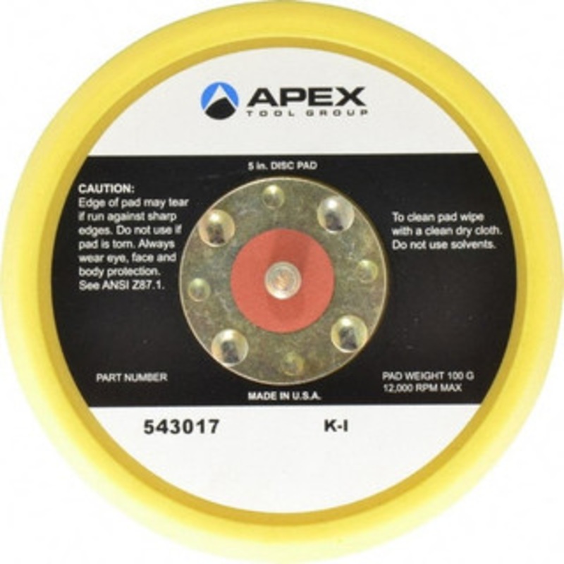 Cleco 5 Diam Adhesive/PSA Disc Backing Pad Hard Density, 13,000 RPM 543017 – 67392332