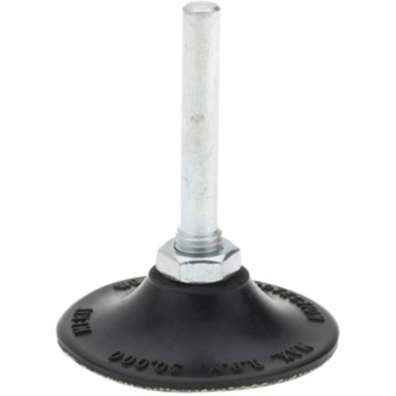 Merit Abrasives 2 Diam Quick-Change Type P Disc Backing Pad 1/4 Shank Diam, Medium Density, 30,000 RPM, Power-Lock Type 1 Compatible 08834164004 – 05637202